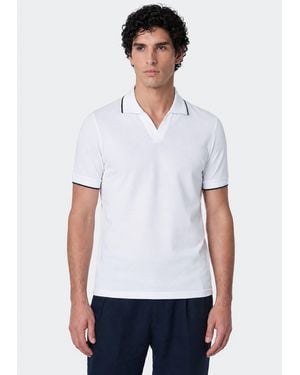 Gutteridge Polo Gt01 Senza Bottoni - Bianco