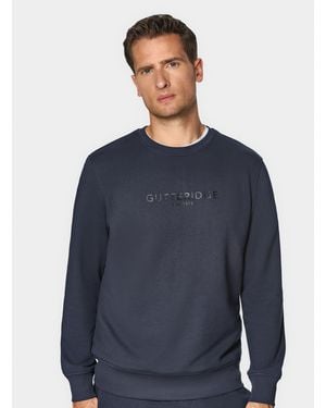 Gutteridge Felpa Girocollo Gt01 Con Logo Taglia - Blu