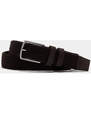Gutteridge Cintura Elastica Intrecciata - Nero