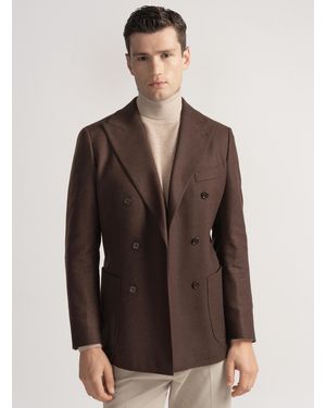 Gutteridge Giacca Doppiopetto - Marrone