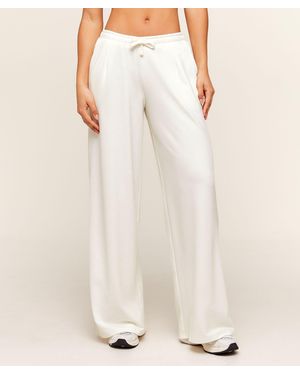 GYMSHARK Lightweight Wide Leg Pant Tall - White