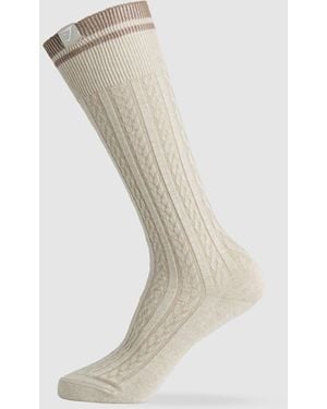 GYMSHARK Rest Day Cable Socks - White