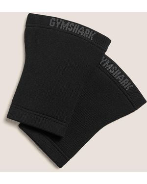 GYMSHARK Onyx Seamless Knee Sleeves - Black