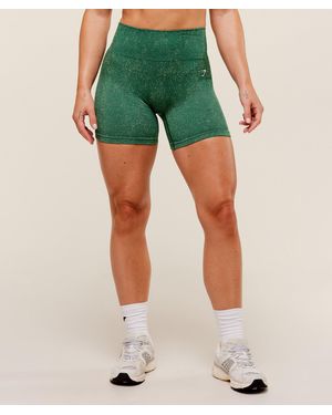 GYMSHARK Adapt Fleck Seamless Shorts - Green