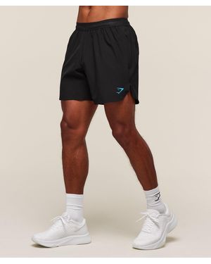 GYMSHARK Fit Repeat 6" Shorts - Black