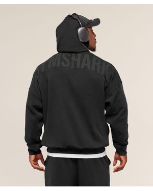 GYMSHARK Power Oversized Hoodie - Black