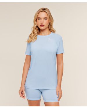 GYMSHARK Vital Seamless 2.0 Light T-Shirt - Blue