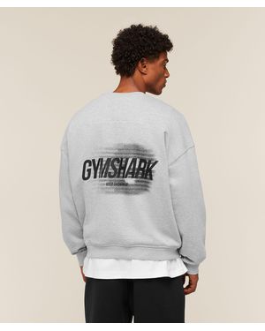 GYMSHARK Hybrid Sweatshirt - White
