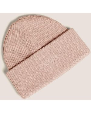 GYMSHARK Deep Knit Beanie - Natural