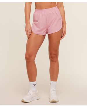 GYMSHARK Relay High Leg Shorts - Pink