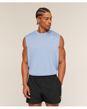GYMSHARK Washed Pastels Tank - Blue