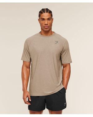 GYMSHARK Weekend T-Shirt - Natural