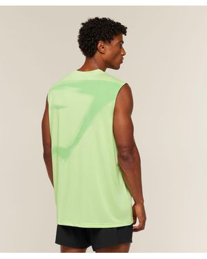 GYMSHARK Motion Blur Graphic Tank - Green