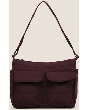 GYMSHARK Pleat Messenger - Purple