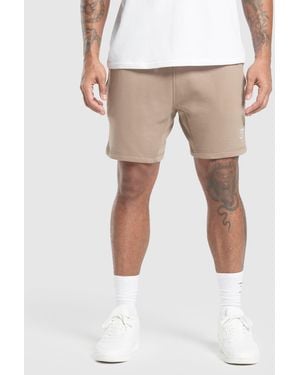 GYMSHARK Crest 7" Shorts - Natural