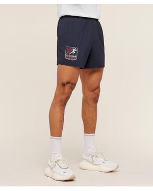 GYMSHARK Run Club Graphic Shorts - Blue