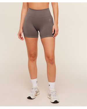 GYMSHARK Soft Sculpt Shorts - Brown