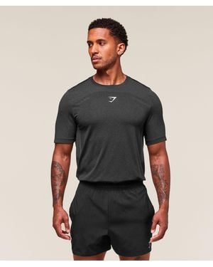 GYMSHARK Lightweight Seamless T-Shirt - Black