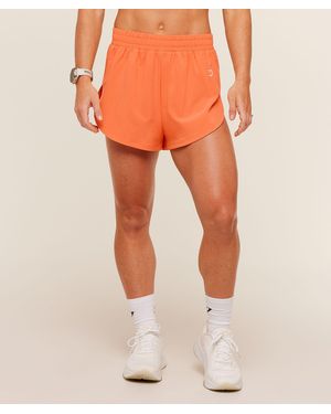 GYMSHARK Relay High Leg Shorts - Orange