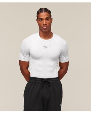 GYMSHARK Element Baselayer T-Shirt - White