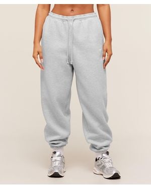 GYMSHARK Cosy Luxe Cuffed Joggers - Grey