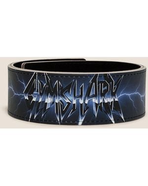 GYMSHARK Lightning Graphic Lever Belt - Black