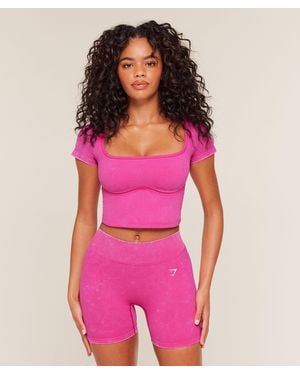 GYMSHARK X Bratz Crop Top - Pink