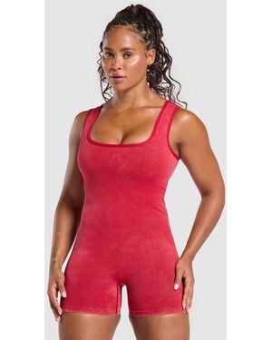 GYMSHARK Gains Seamless All-In-One - Red