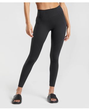 GYMSHARK Whitney Everyday Pocket Leggings - Black