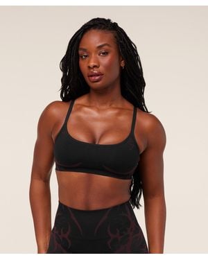 GYMSHARK Storm Seamless Sports Bra - Black