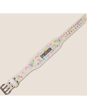 GYMSHARK Lucky Graphic Lifting Belt - Natural