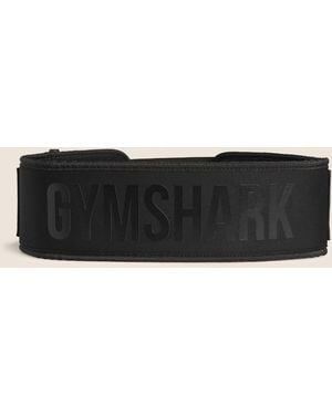 GYMSHARK Velcro Weightlifting Belt - Black