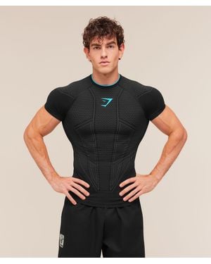 GYMSHARK Onyx V1 T-Shirt - Black