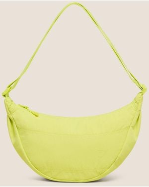 GYMSHARK Pleat Crossbody - Yellow
