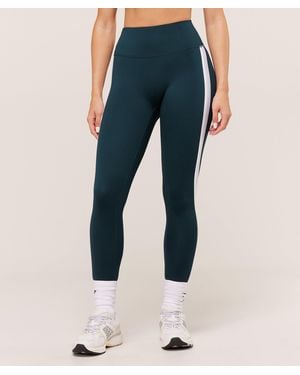 GYMSHARK Piping Leggings - Blue