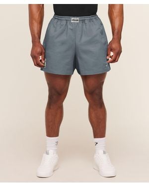 GYMSHARK Pumper Shorts 5" - Blue