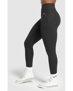 GYMSHARK Lifting Pocket Leggings - Black