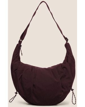 GYMSHARK Pleat Large Ruched Crossbody - Purple