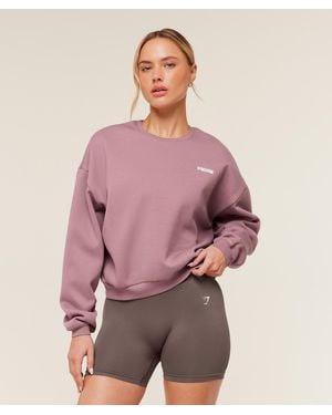GYMSHARK Cozy Luxe Sweatshirt - Pink