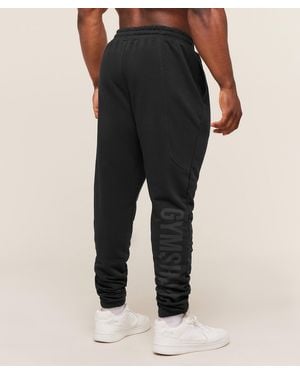 GYMSHARK Power Joggers Tall - Black