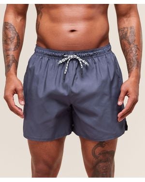 GYMSHARK 5" Swim Shorts - Blue