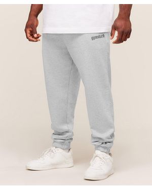 GYMSHARK Olde English Joggers - Grey
