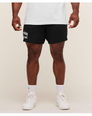 GYMSHARK Lifting Mesh 5" Shorts - Black