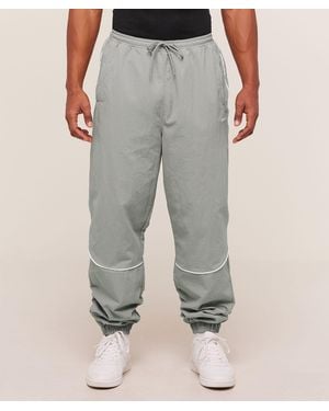 GYMSHARK Retro Shell Track Trousers - Grey