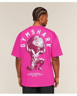 GYMSHARK Atlas T-Shirt - Pink
