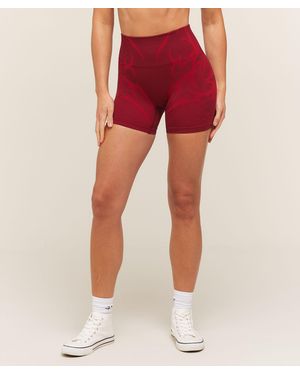 GYMSHARK Storm Seamless Shorts - Red