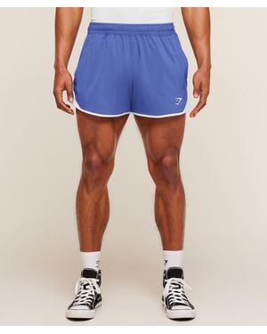 GYMSHARK Accent Conditioning Shorts - Blue