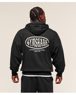 GYMSHARK Authentic Lifting Apparel Hoodie - Black