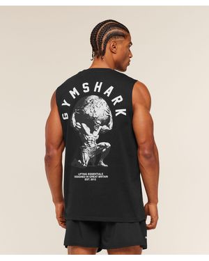 GYMSHARK Atlas Graphic Tank - Black