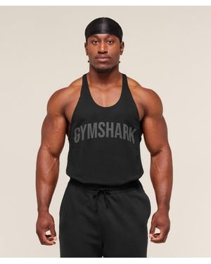GYMSHARK Power Stringer - Black